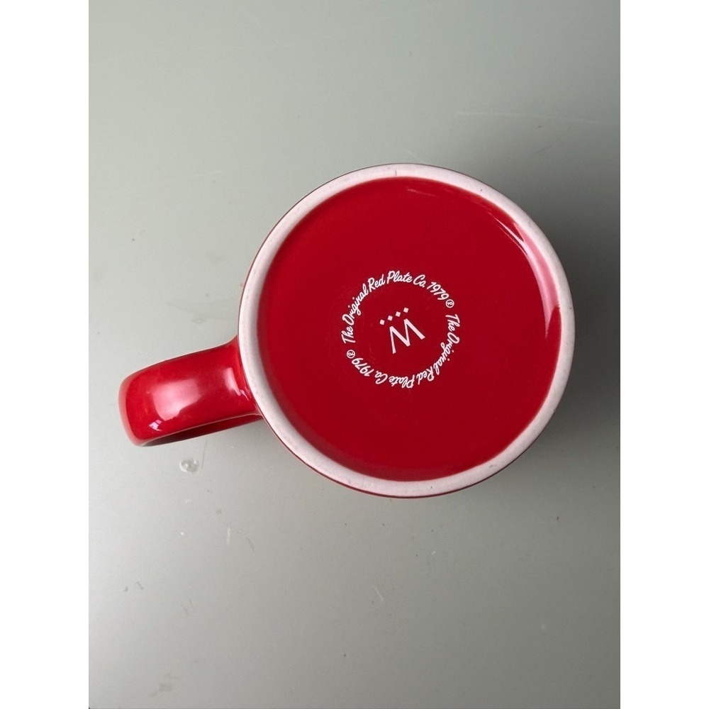 VTG 1979 The Original Red Plate Co. "You are Special Today" Collectible Red Mug - Picture 5 of 6